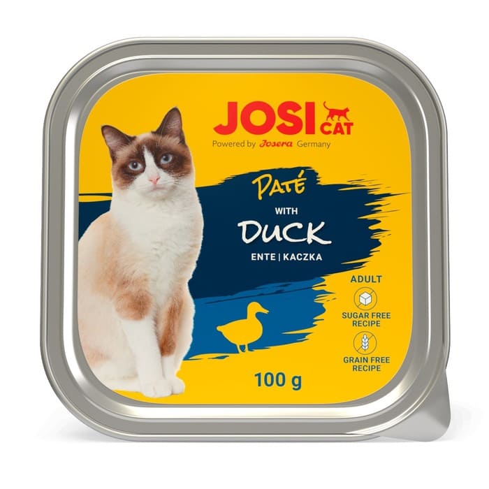 Josera Josicat Pate Duck kaķu konservi ar pīli pastēte 100 g